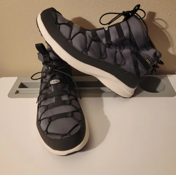 New Keen Uneek Magnet/White Chukka Boots Sz.14 (X-105 CRATE) Amazon.com | KEEN Womens KNX Chukka Silver Lining/Star White  main image 3